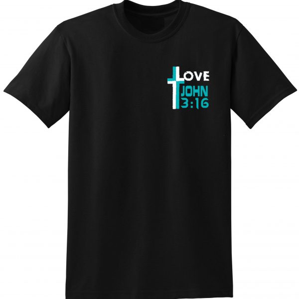 LOVE Christ Died for us Christian shirt KJV Prepper