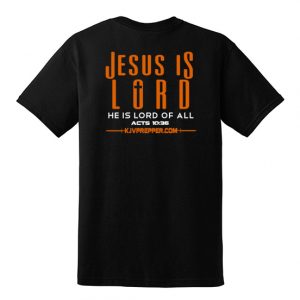 Jesus Is Lord of All / Acts 10:36 / Royal Gold or Hot Orange