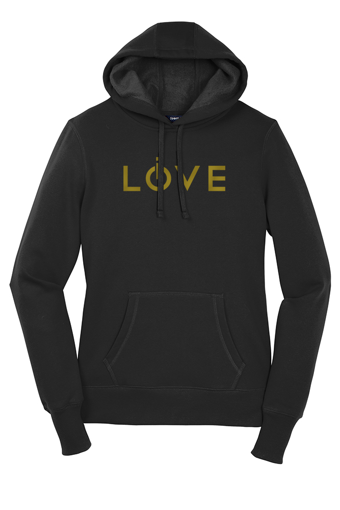LIVE/LOVE Ladies Sport-Tek Poly-Fleece Hooded Sweatshirt
