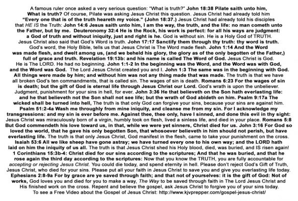 Christian store gospel tract evangelism