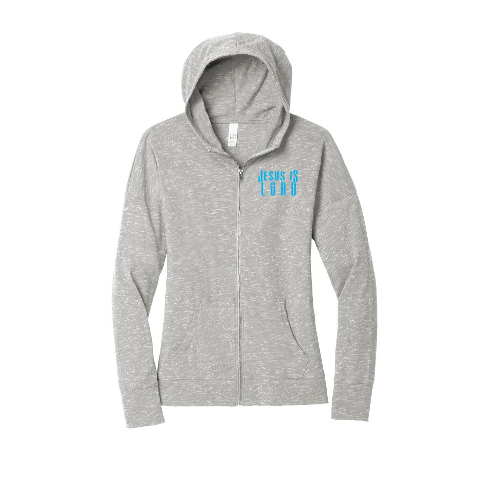Jesus Is Lord District Women s Lightweight Full Zip Hoodie