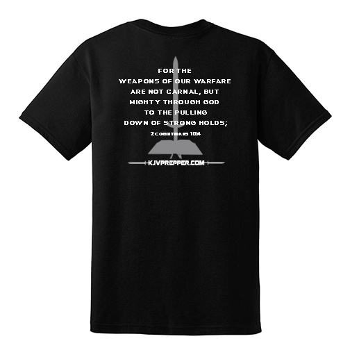 TACTICAL Prayer Warrior 2 Corinthians 10:4 - Christian T-Shirt