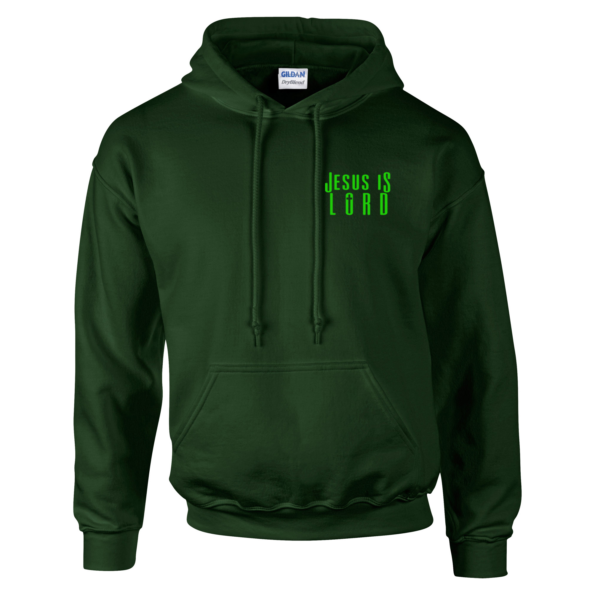Jesus Is Lord / Repent and Believe the Gospel Hoodie Forest Green w ...